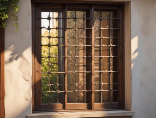 Раздвижные решетки для окон и дверей