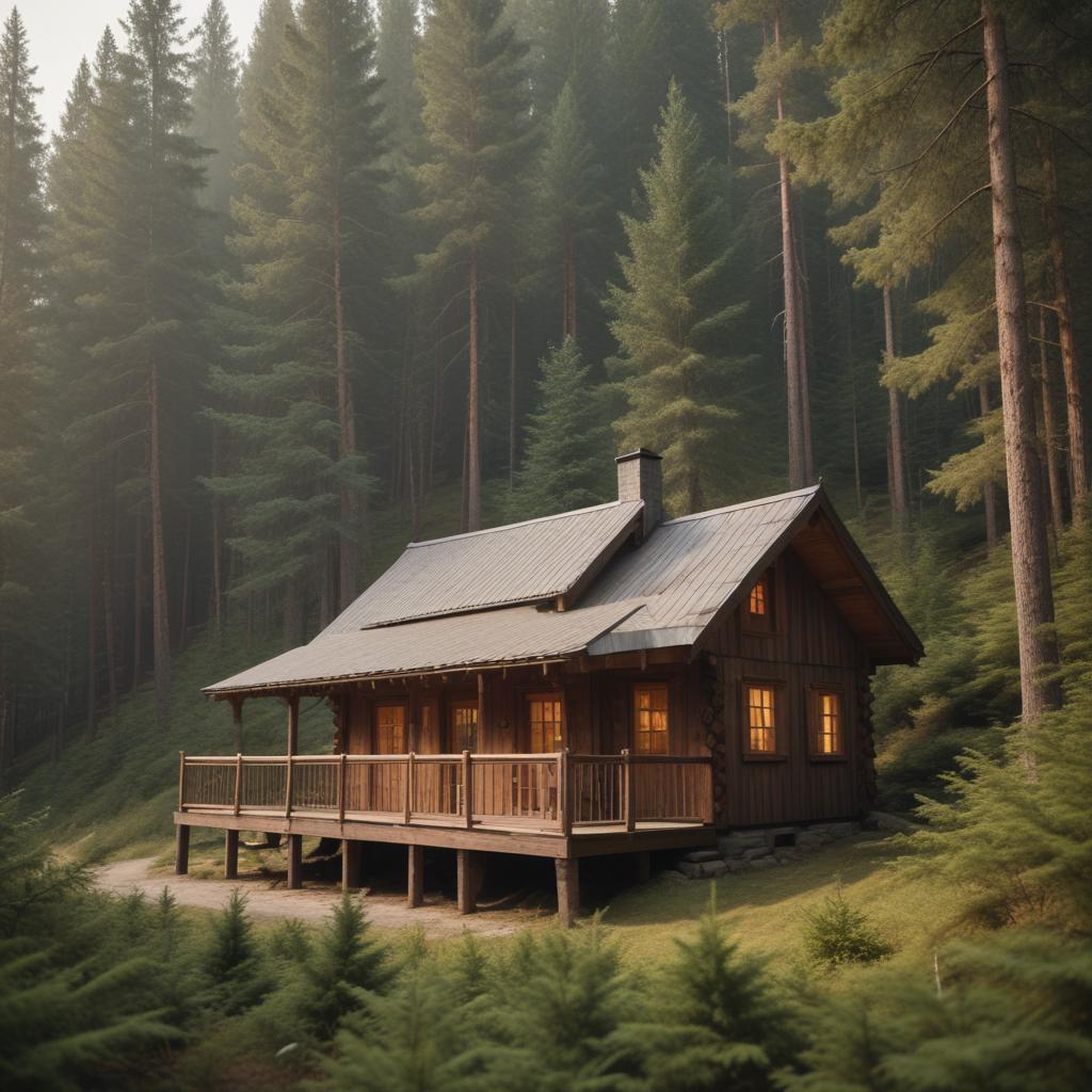 Дома и бани из северного леса
