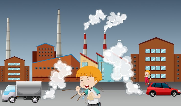 Влияние выхлопных газов на астму
